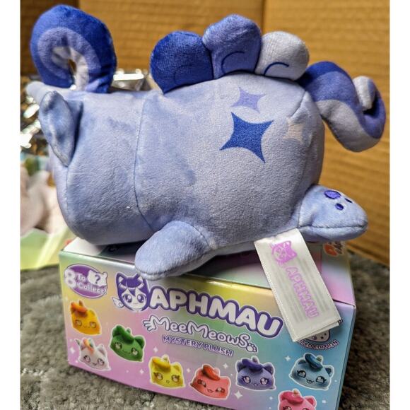 Aphmau MeeMeows PURPLE UNICORN CAT 6” Unicorns Limited Edition Mystery Plush - Picture 4 of 9